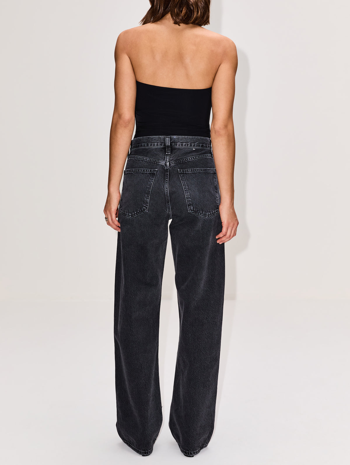 Gwyneth Bodysuit,AGOLDE,BLACK,Image 3