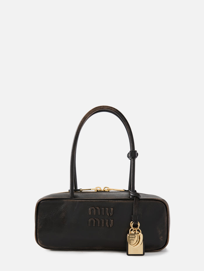 Small Beau Shoulder Bag,MIU MIU,CAFFE,Image 1