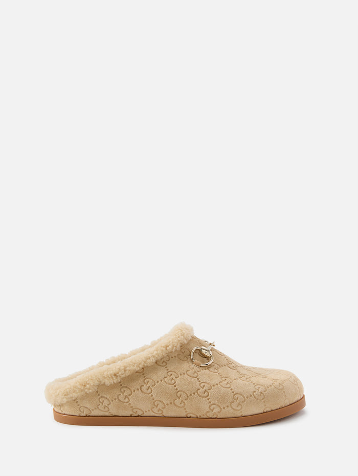 Sol Flat Mule,GUCCI,BUTTERSCOTCH,Image 1