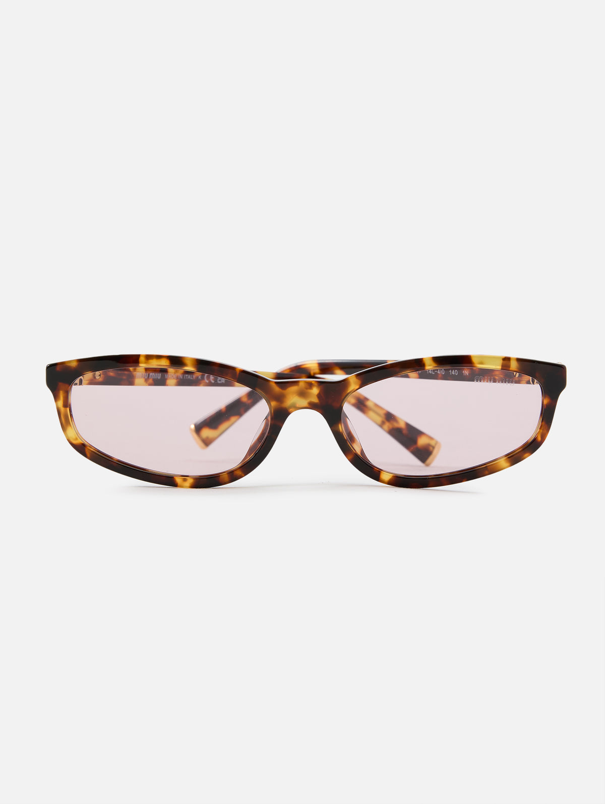 Cat Eye Frame,MIU MIU EYEWEAR,TORTOISE/PINK LENSES,Image 1