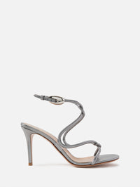 Black Mamba Strappy Sandal 85mm,GIANVITO ROSSI,STEEL TRASP,Image 1