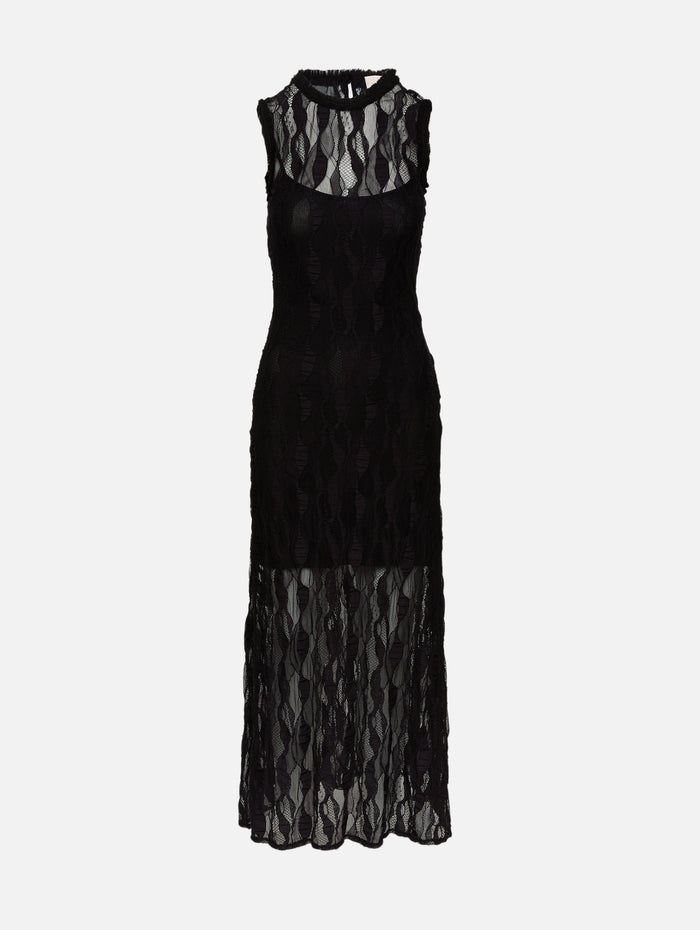 Venus Dress,ULLA JOHNSON,NOIR,Image 1