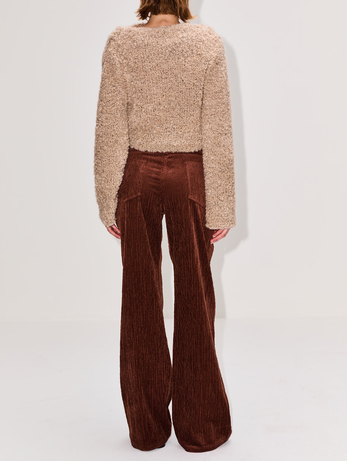 Textured Pant,MAGDA BUTRYM,ORANGE,Image 4
