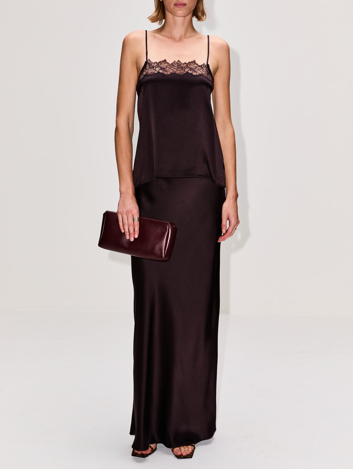 Haya Lace Trim Cami Top | SABLYN | elysewalker OAK TREE / L Haya Lace Trim Cami Top | SABLYN | elysewalker OAK TREE / L