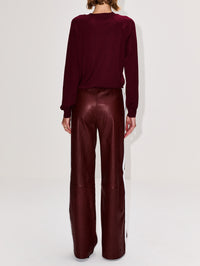 Raglan Sweater,SPRWMN,WINE,Image 3