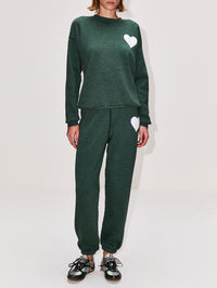 Heart Sweatpant,SPRWMN,SAGE,Image 2