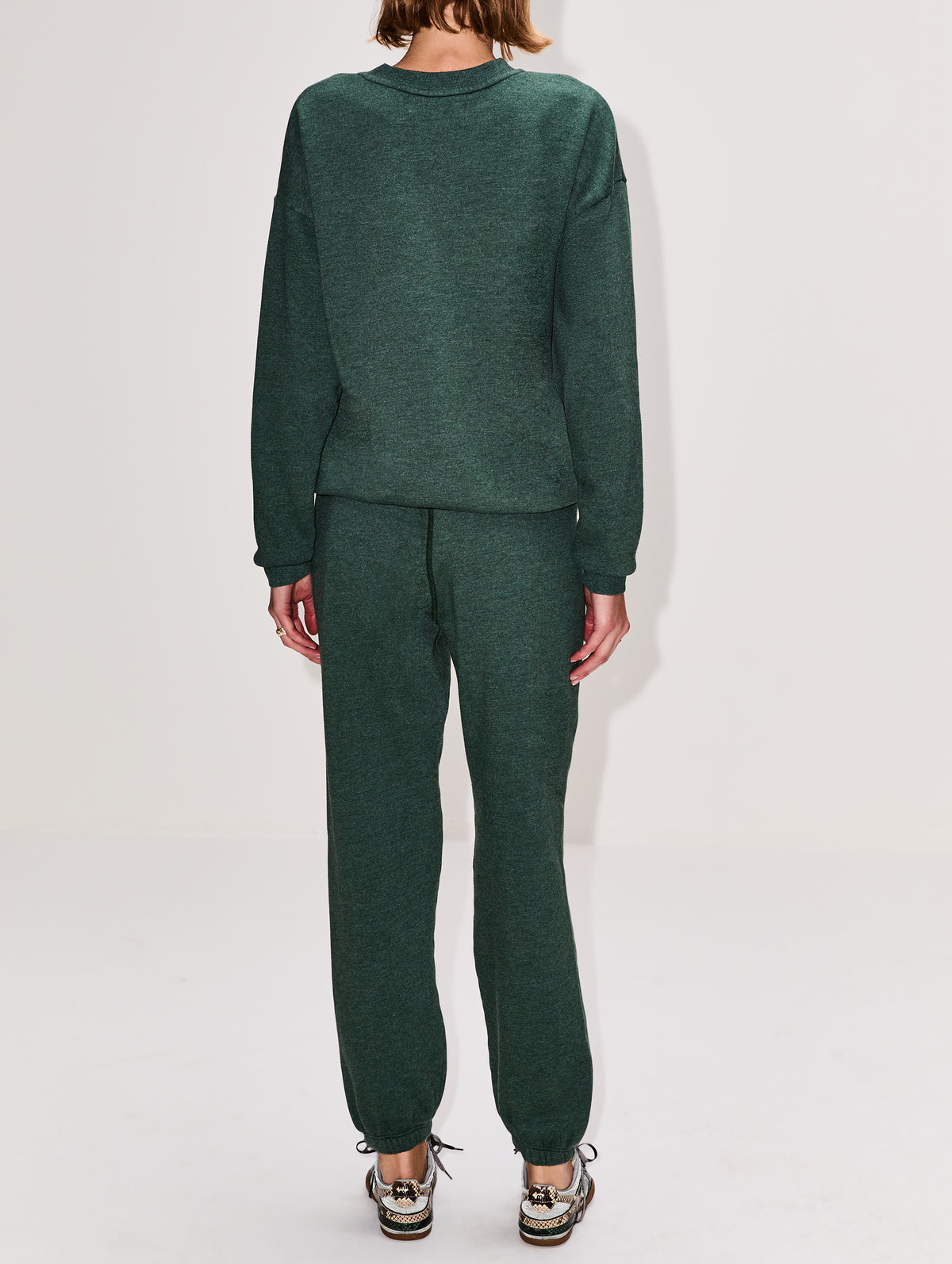 Heart Sweatshirt,SPRWMN,SAGE,Image 3