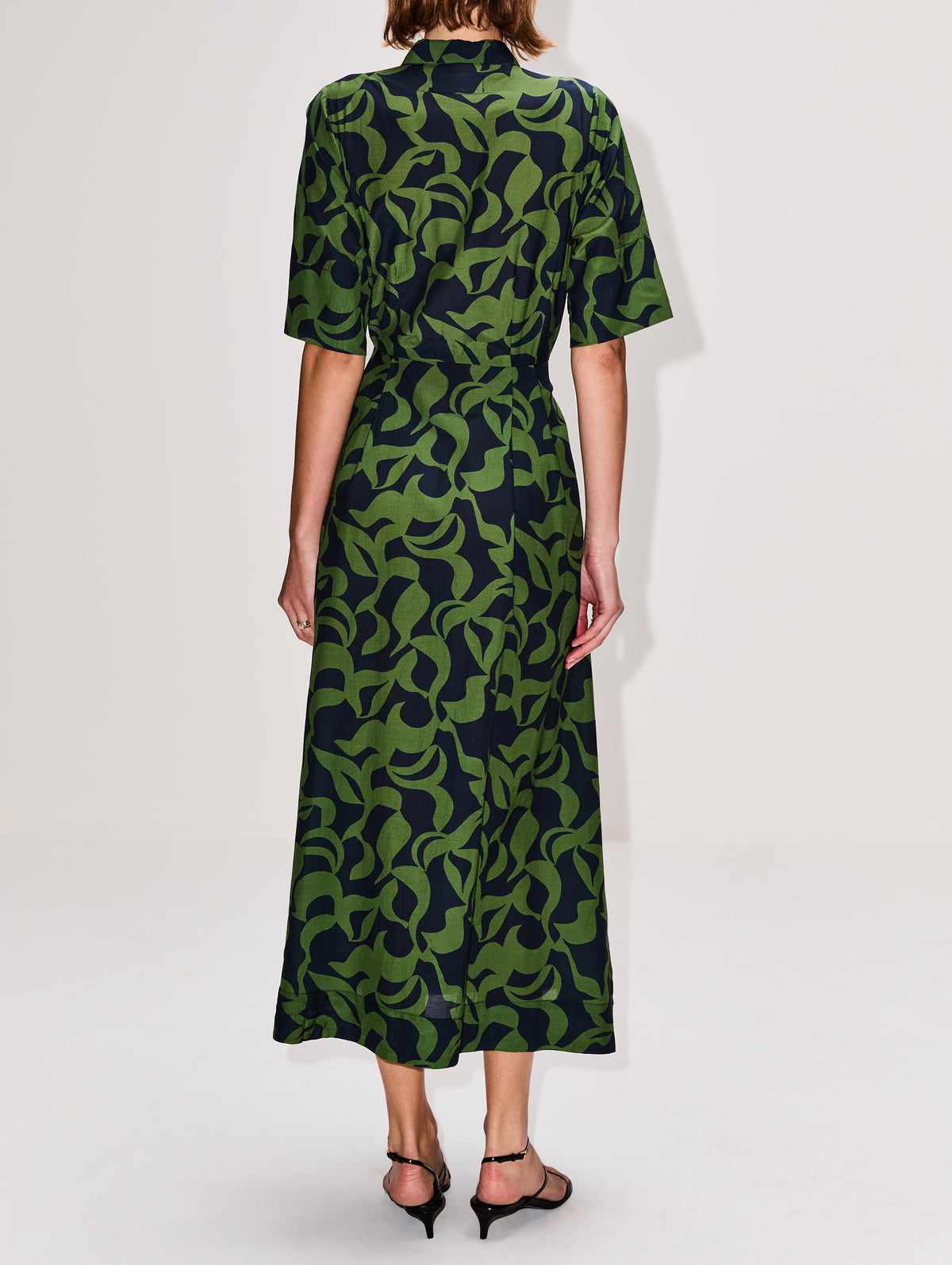 Aster Dress,BIRDS OF PARADIS BY TROVATA,MUTED CANOPY,Image 4