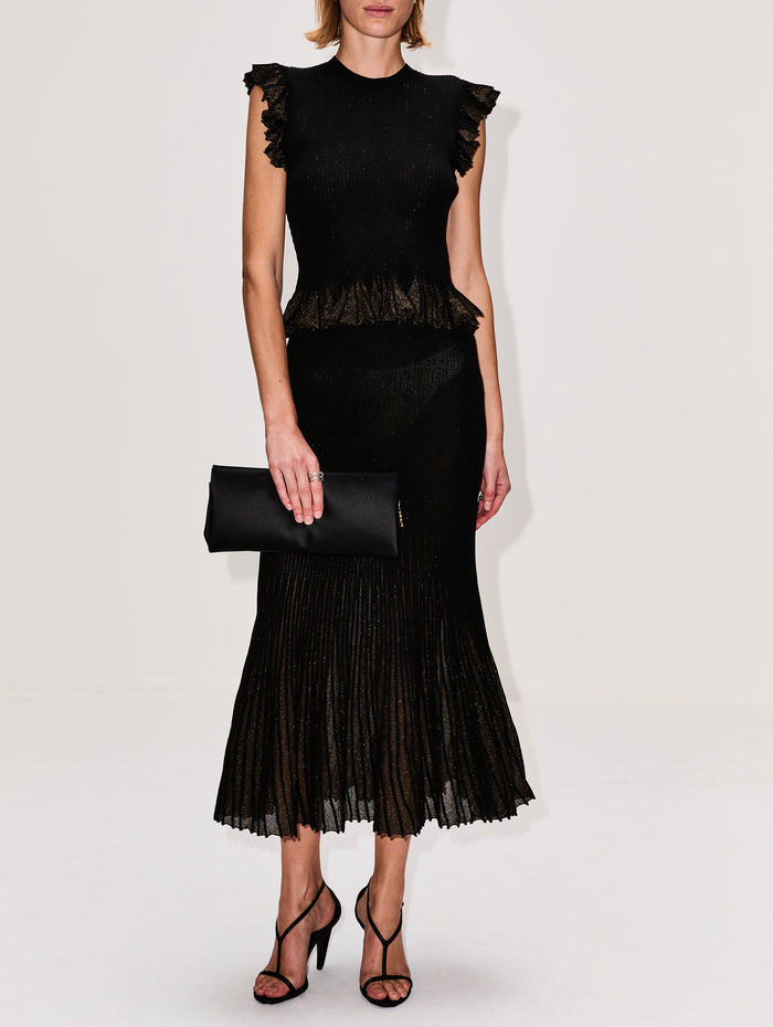 Vera Skirt,ULLA JOHNSON,NOIR,Image 1