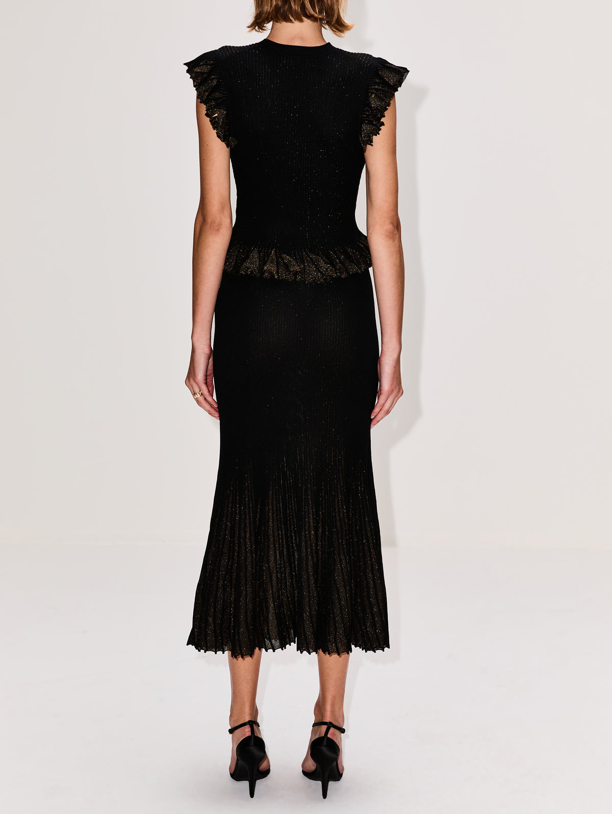 Vera Skirt,ULLA JOHNSON,NOIR,Image 4