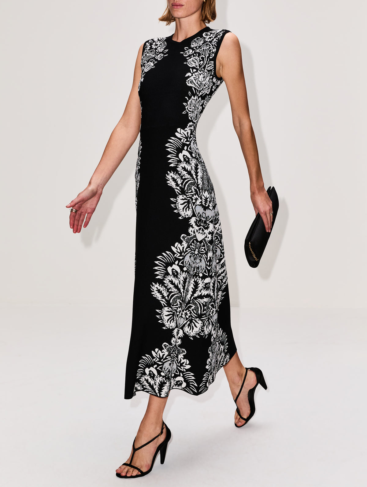 Liana Dress,ULLA JOHNSON,NOIR,Image 3