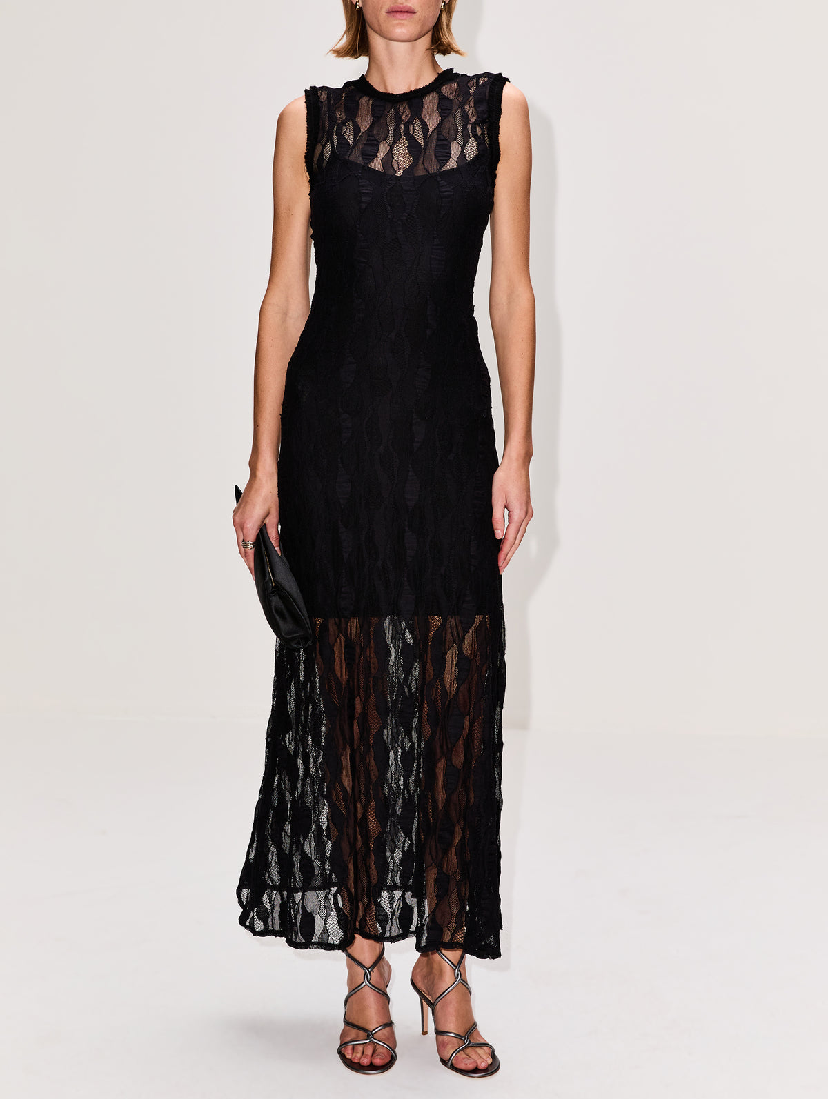 Venus Dress,ULLA JOHNSON,NOIR,Image 2