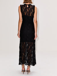 Venus Dress,ULLA JOHNSON,NOIR,Image 4