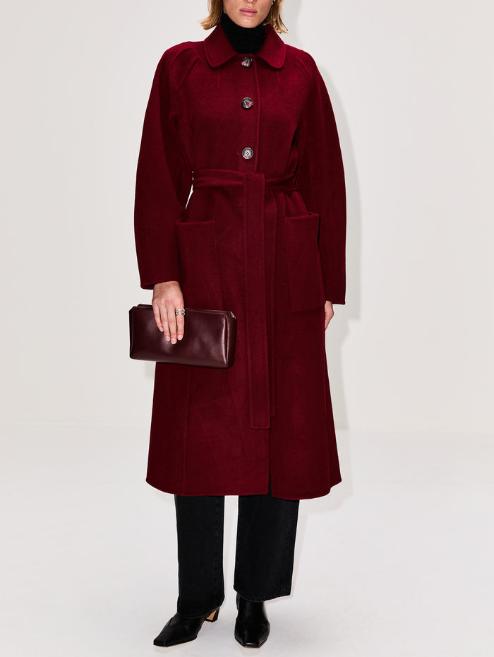 Lisbeth Coat,ULLA JOHNSON,CLARET,Image 1