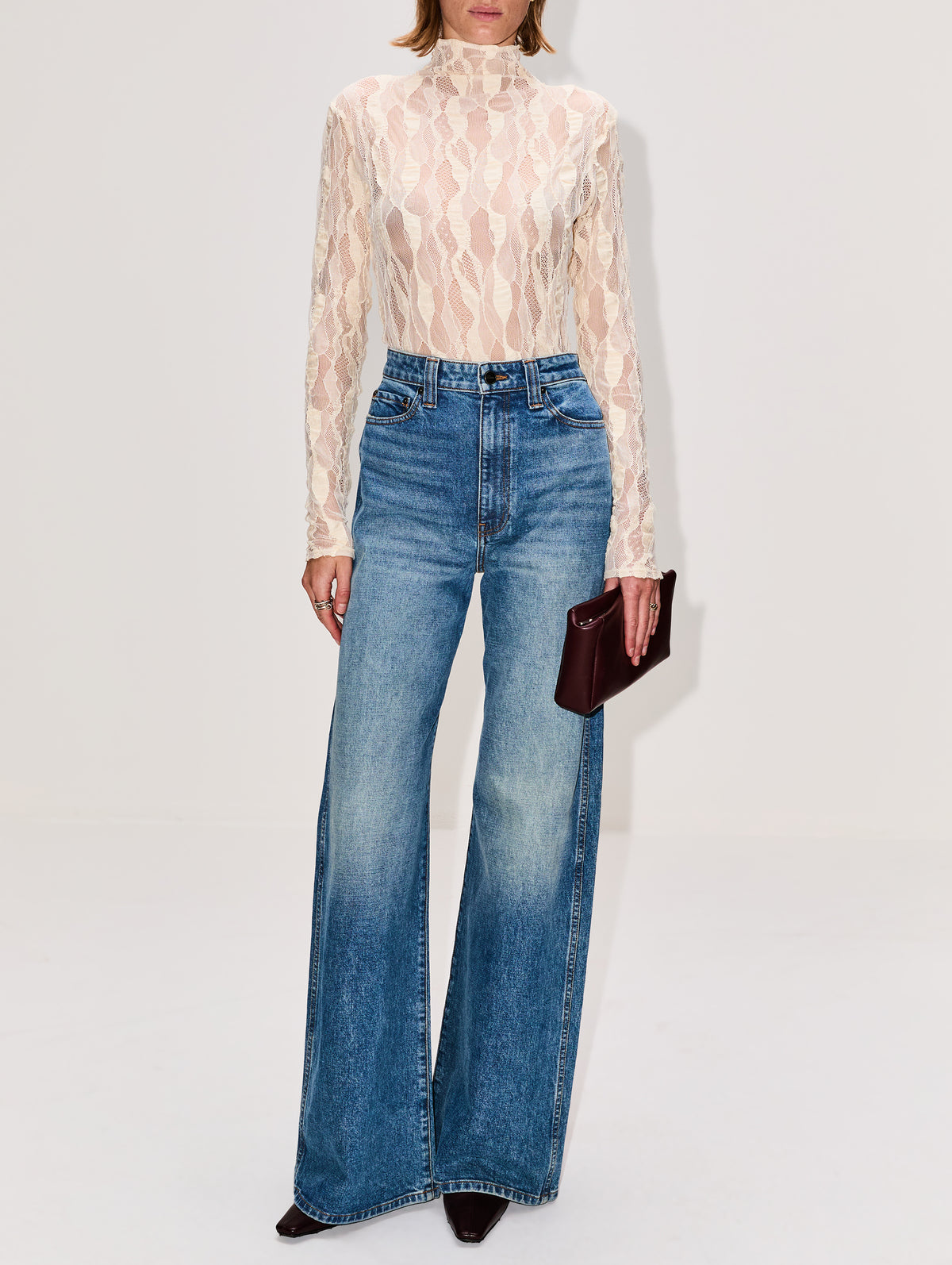 Ulyssa Top,ULLA JOHNSON,COWRIE,Image 2