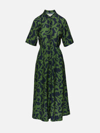 Aster Dress,BIRDS OF PARADIS BY TROVATA,MUTED CANOPY,Image 1