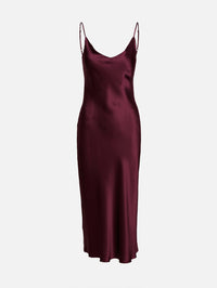 Taylor Bias Cut Dress,SABLYN,BORDEAUX,Image 1