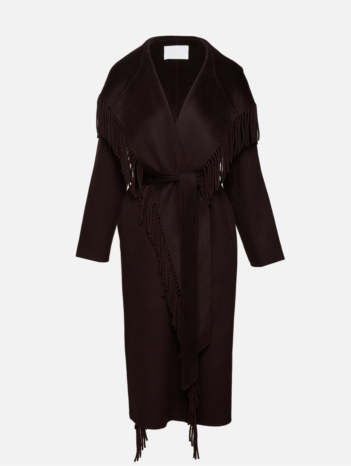 Charli Fringe Hooded Coat,SABLYN,OAK TREE,Image 1