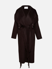 Charli Fringe Hooded Coat,SABLYN,OAK TREE,Image 1