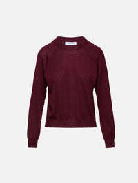Raglan Sweater,SPRWMN,WINE,Image 1