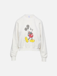 Classic Crewneck Top,RE/DONE,VINTAGE WHITE,Image 1