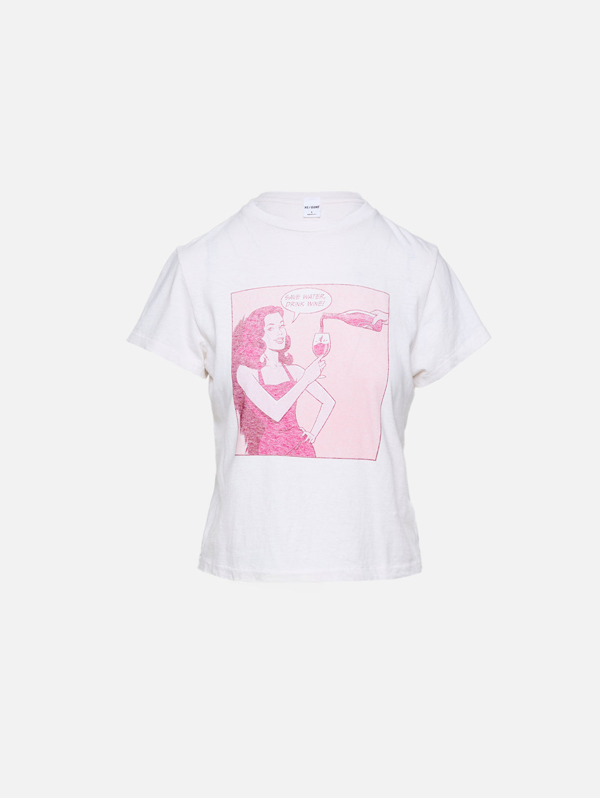 Classic Tee,RE/DONE,VINTAGE WHITE,Image 1