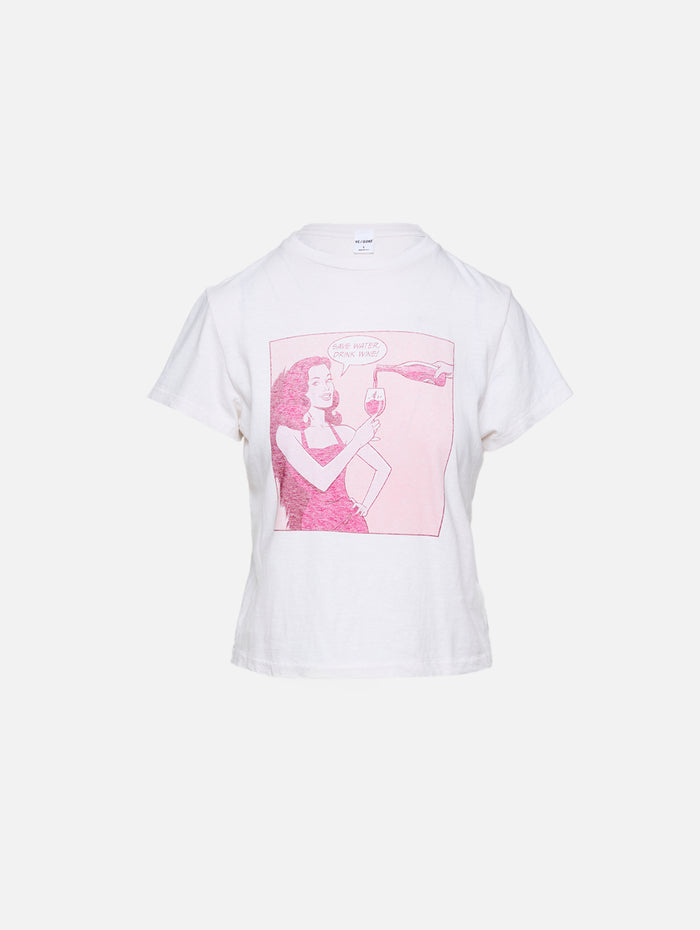 Classic Tee,RE/DONE,VINTAGE WHITE,Image 1