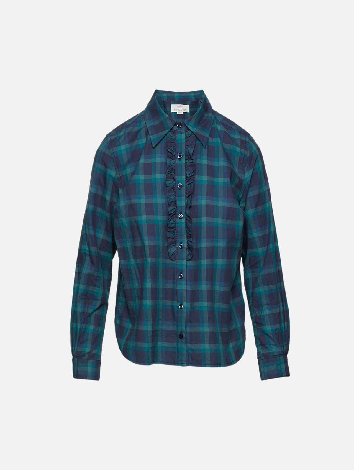 Ava Shirt,BIRDS OF PARADIS BY TROVATA,NOCTURNE PLAID,Image 1