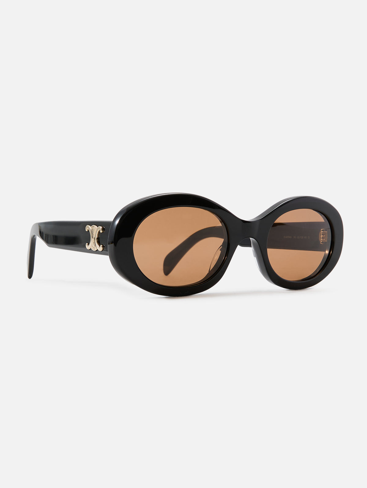 Triomphe Sunglasses,CELINE EYEWEAR,SHINY BLACK,Image 2