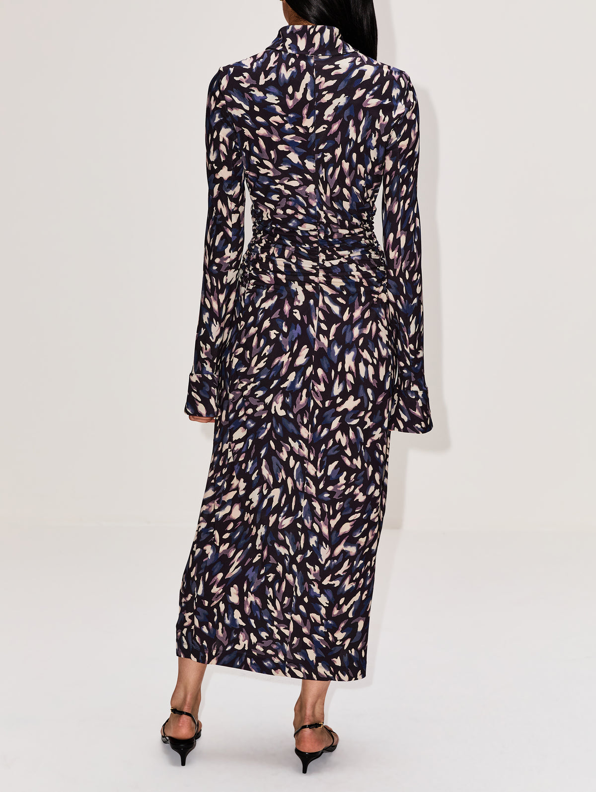 Claudia Dress,ALTUZARRA,BLACK ANIMAL,Image 4