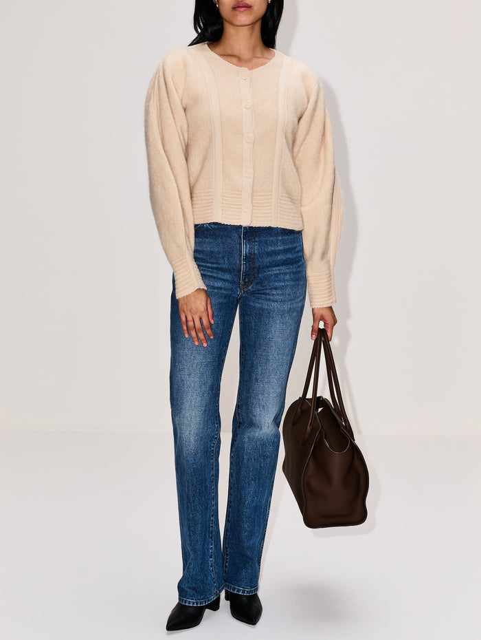 Pernille Cardigan,BY MALENE BIRGER,CREAM,Image 1