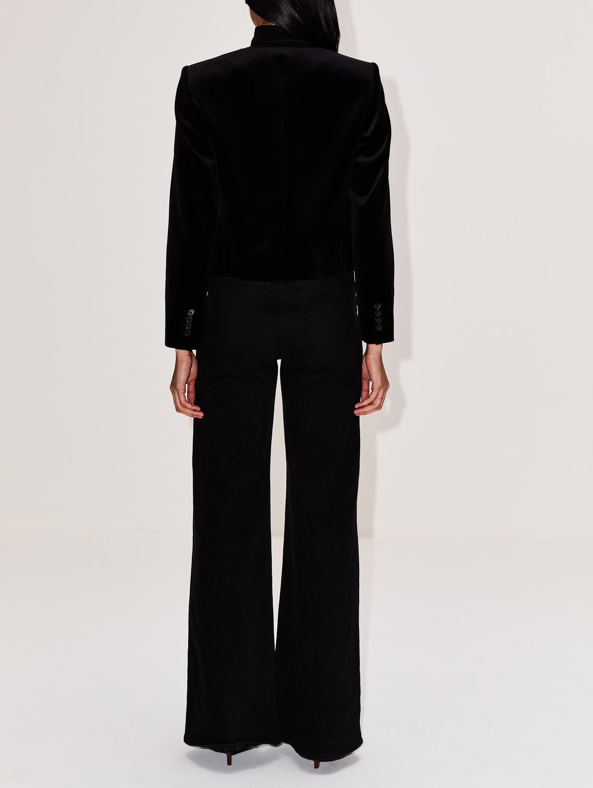 Patti Short Jacket,NILI LOTAN,BLACK,Image 3