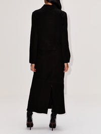 Palomie Suede Skirt,BY MALENE BIRGER,BLACK,Image 4