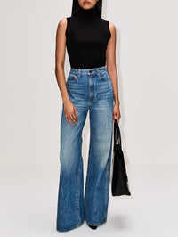 Dinah Tank,FLORE FLORE,BLACK,Image 2