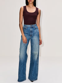 Hillie Tank,FLORE FLORE,CHOCOLATE PLUM,Image 2