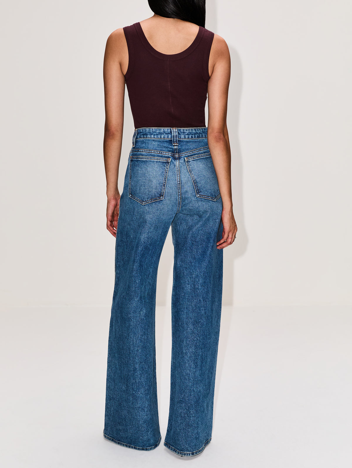 Hillie Tank,FLORE FLORE,CHOCOLATE PLUM,Image 3