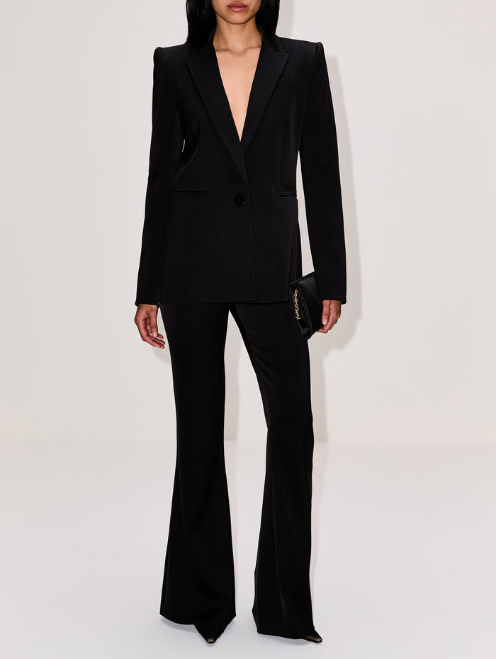 Sculpted Blazer,GALVAN,BLACK,Image 1