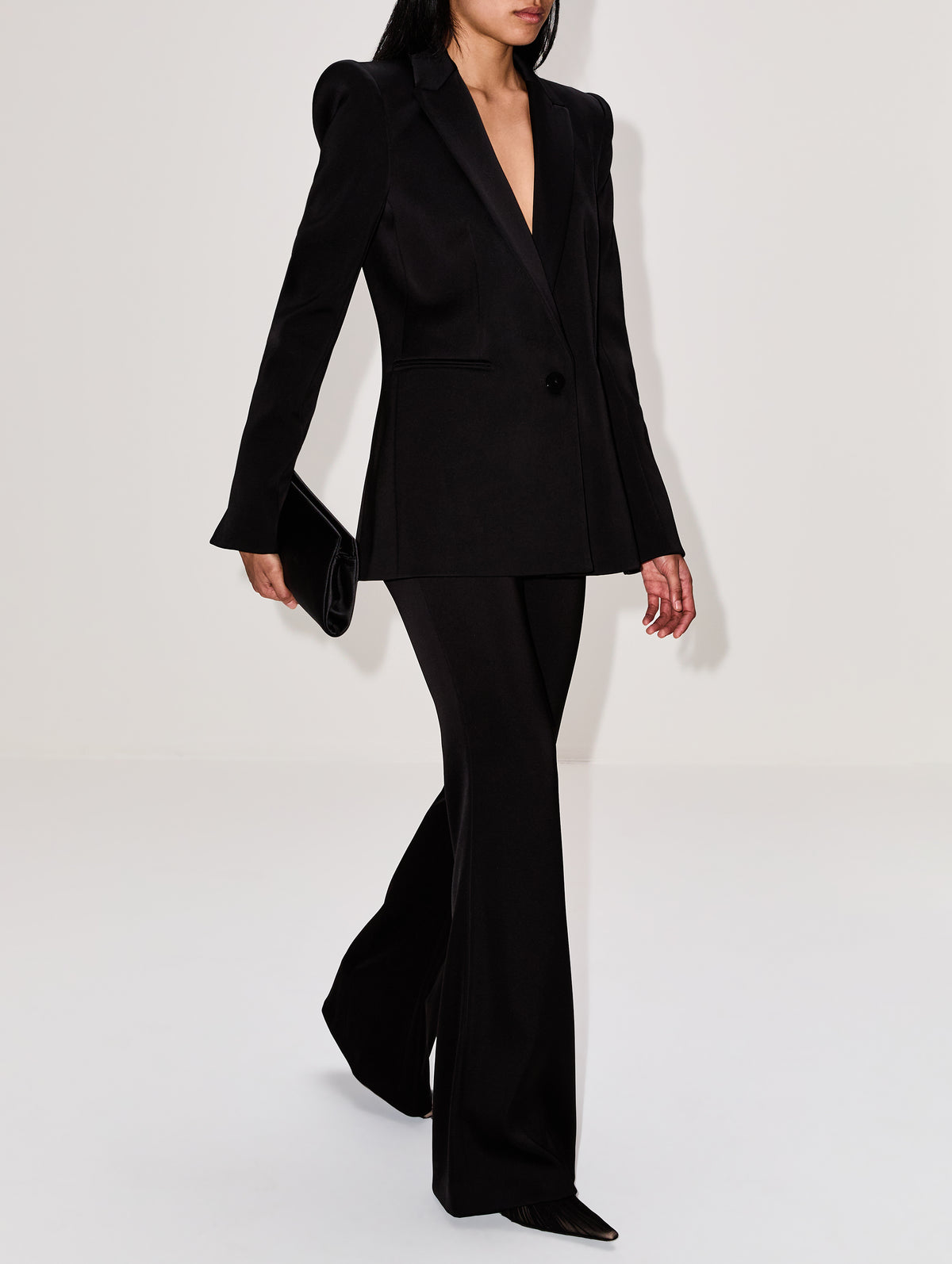 Sculpted Trouser,GALVAN,BLACK,Image 3