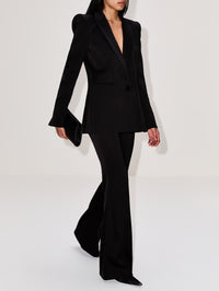 Sculpted Trouser,GALVAN,BLACK,Image 3