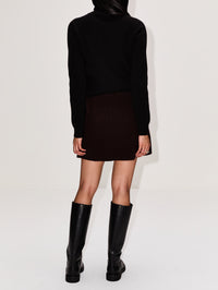 Clare Skirt,LISA YANG,DARK OAK,Image 4