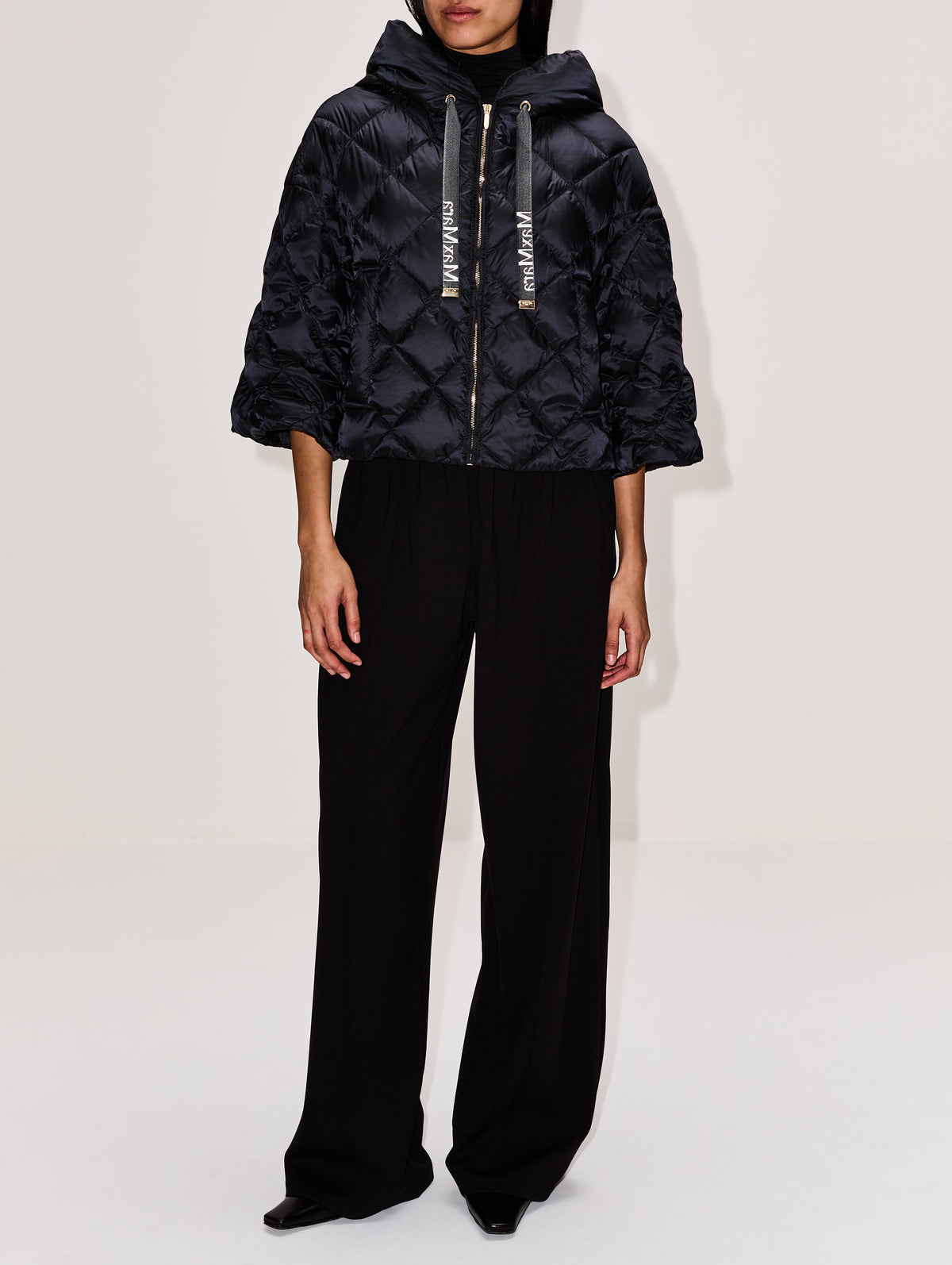 Opaque Lounge Pant,WARDROBE.NYC,BLACK,Image 2