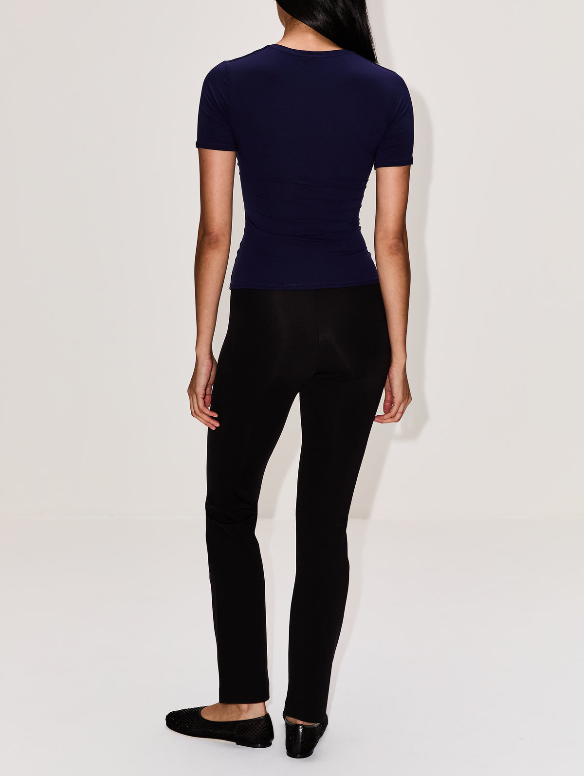 A Line Scuba Straight Leg Pant,FFORME,BLACK,Image 3