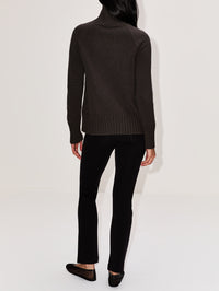 Mantova Turtleneck Top,MAX MARA,GREEN,Image 3