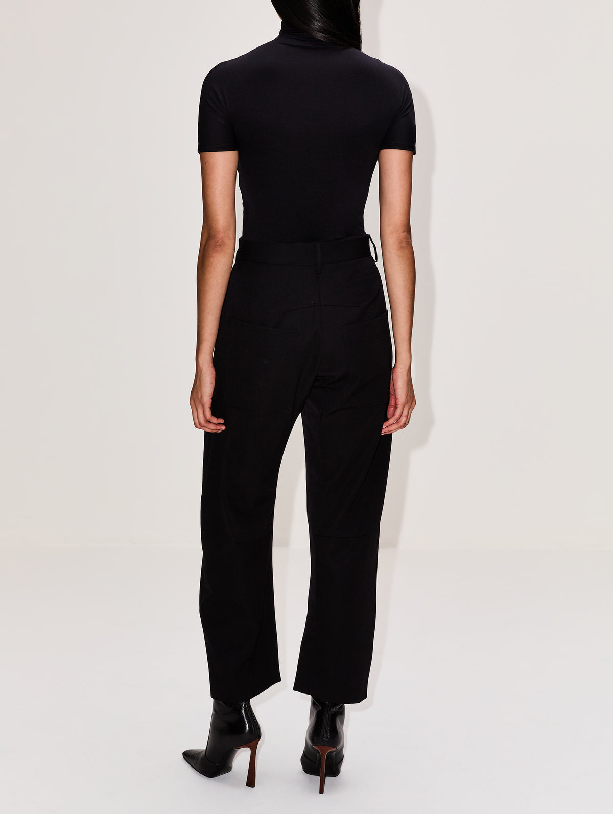 Shon Wool Pant,NILI LOTAN,BLACK,Image 4