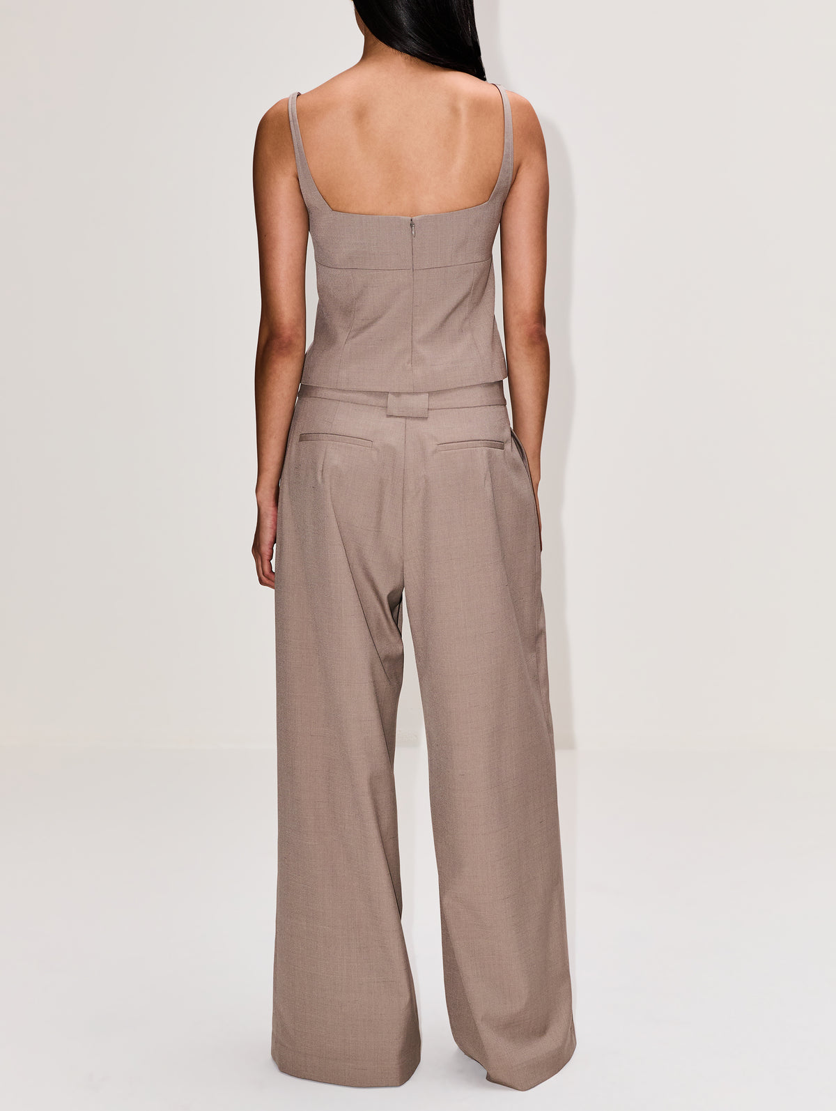 Tailored Bustier Top,ST AGNI,MOUSSE,Image 3