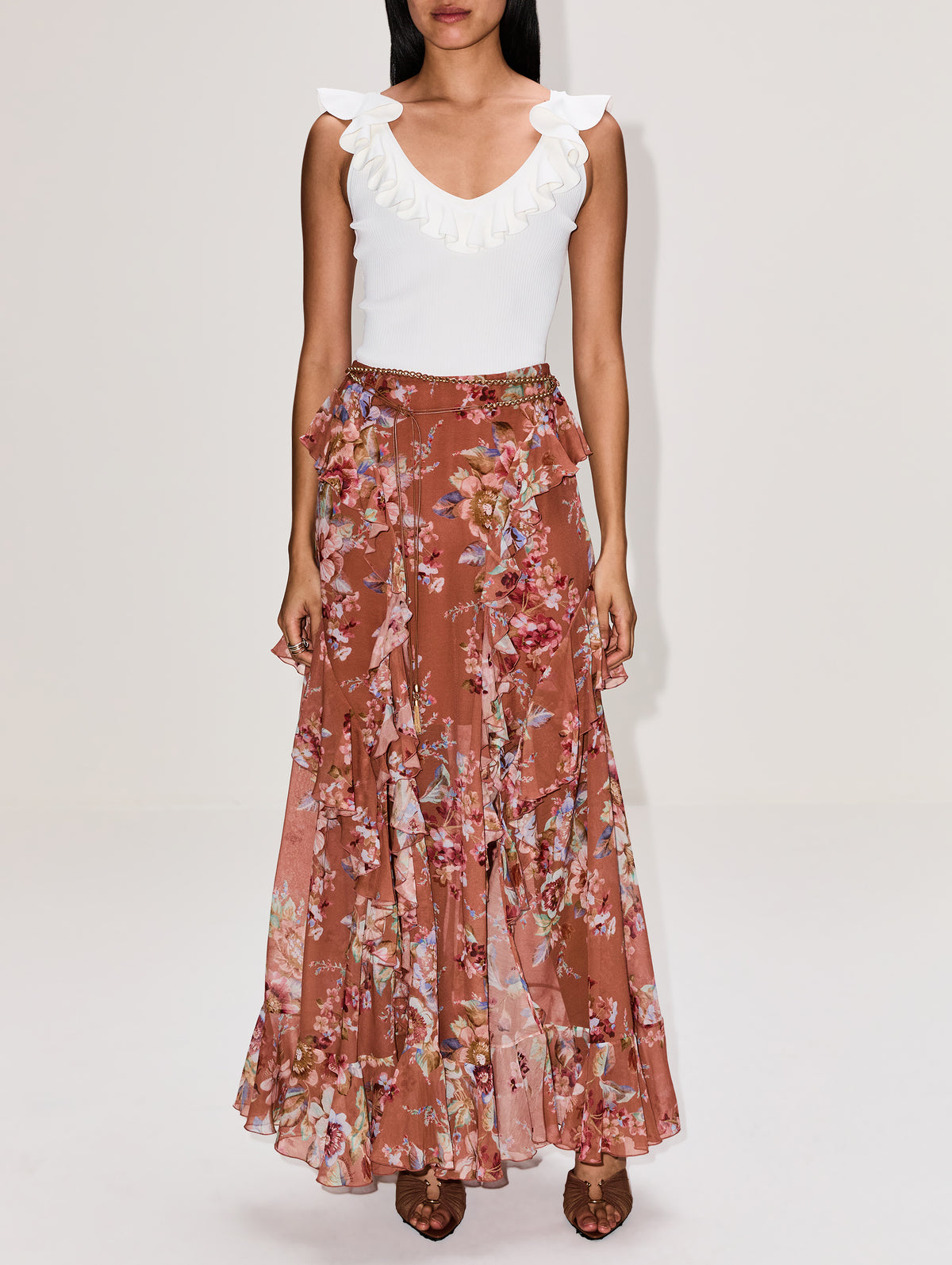 Awaken Frill Top,ZIMMERMANN,PARCHMENT,Image 2