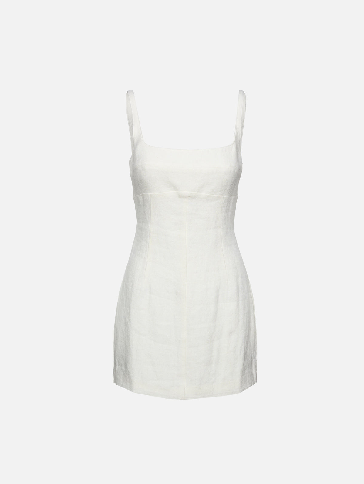 english factory sleeveless square-neck a-line mini dress English Factory