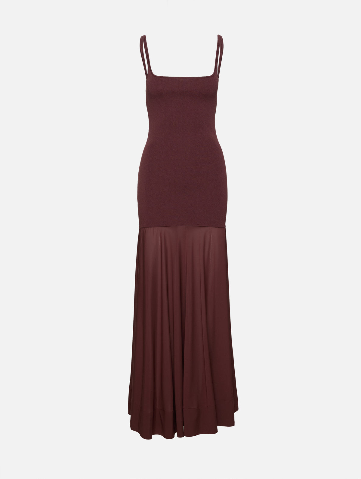 Sheer Silk Circle Hem Dress | ST AGNI | elysewalker Sheer Silk Circle Hem Dress | ST AGNI | elysewalker