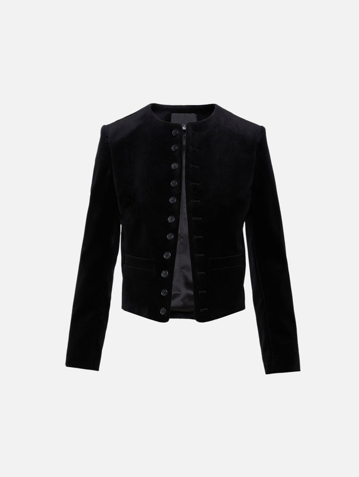 Patti Short Jacket,NILI LOTAN,BLACK,Image 1