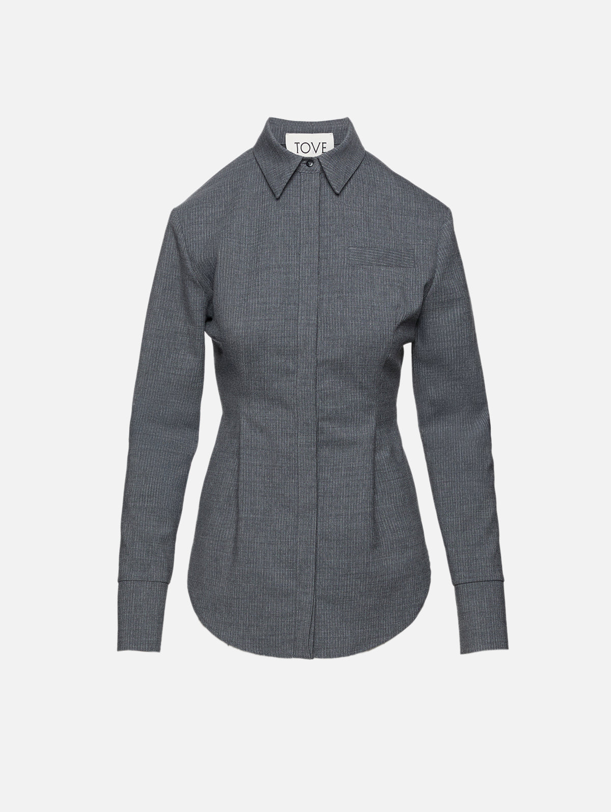 Elvin Shirt,TOVE,GREY,Image 1